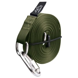 Bemit Brook Tension Belt, Tarp Extension Belt, Setting Tape, Tarp Belt, One-touch Length Adjustment, Load Capacity 440.1 lbs (200 kg), High Strength, Nylon, 16.4 ft (5 m), Width 1.0 inches (2.5 cm)