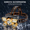 Rechargeable LED Headlamp for Hands-Free Lighting – Wearable Head Flashlight