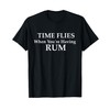 Time Flies When You're Having Rum Shirt Funny Rum Lover