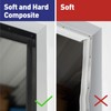 FOSLUOC Garage Door Seal Top and Sides Seal Strip Black