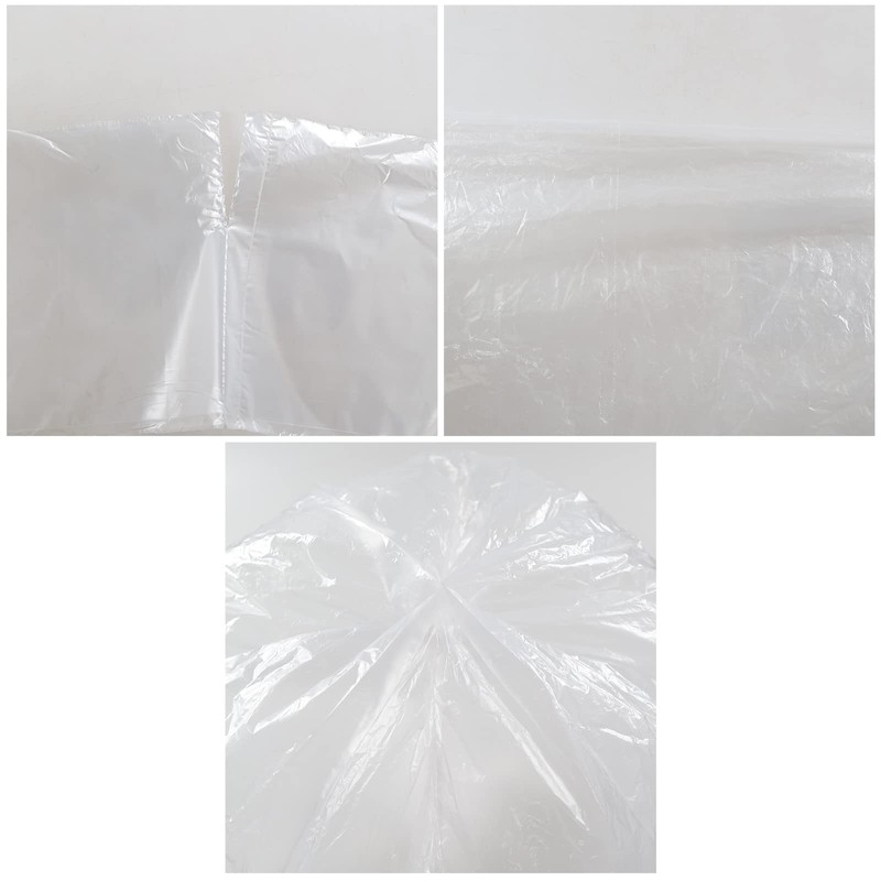Lesbin 200 x 20L Clear Trash Bags Small Trash Bags