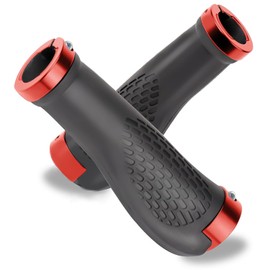 Bicycle Grips Ergonomic Handlebar Grips Bicycle Handlebar Grips Mountain Bike Bicycle Handlebar 22.2 mm MTB Handles Non-Slip Rubber Bike Accessories for Mountain Bike Trekking Bike E-Bike Road Bike