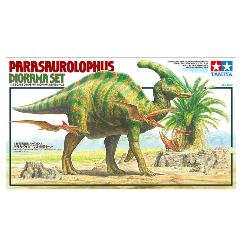 Tamiya 60103 1/35 Dinosaur World Series No.3 Parasaurolovs Scene Set