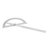 Protractor Ruler, Stainless Steel Protractor Goniometer 15cm Ruler 180 Degrees