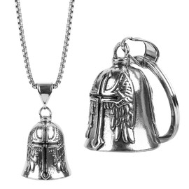 SUPRROW Guardian Bell, 2 Stück Biker Bell Motorrad Glöckchen Schutzengel Motorrad Für Guardian Bell Motorrad Zubehör Oder Schlüsselanhänger