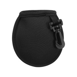 PATIKIL Golf Ball Washer Pouch, 4 Pack Portable Golf Balls Cleaner Pocket Bag with Hanging Clip for Women Men Golf Exercise, Black,Sapphire Blue,Red,Navy Blue