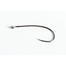 Blue Wing Olive BWO COMP 370 Barbless Stonefly Natural Bend Fly Hooks- 100 Pack (#12)