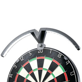 BrightArk Dart Board Light, 120° Professional Led Dartboard Light with 3 Meters UK Plug Power Cable, Securely Fits All Dart Boards, 6000K Bright Darts Lighting Accessories for Eliminating Shadows