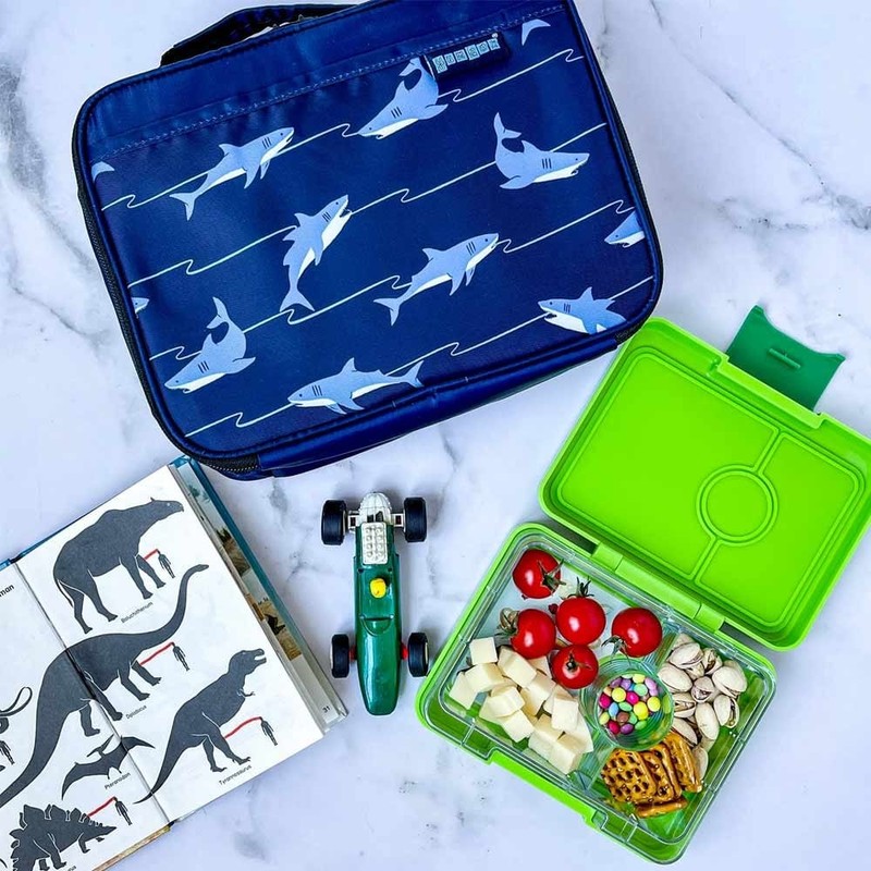 Yumbox Snack Lunch Box, Power Pink (Rainbow)
