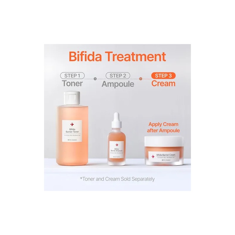 Bifida Barrier Cream, Hidratante Coreano, Cu Dr. Solution