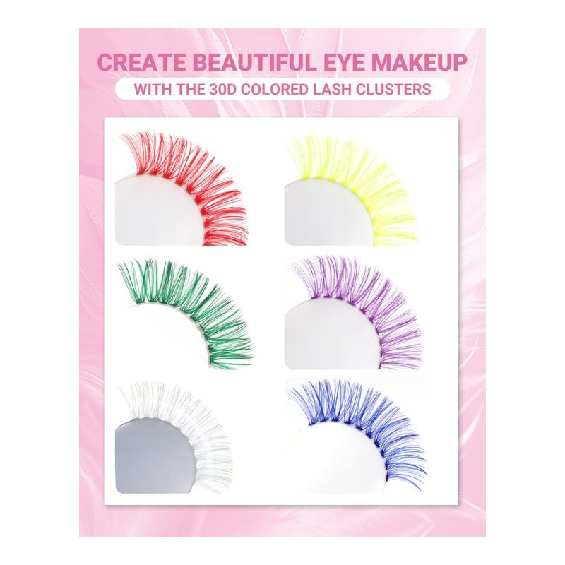 NAGARAKU Partial False Eyelashes, Dense Long Eyelashes, 3D Feel Up,