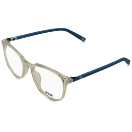 Fila Unisex VFI306 Sunglasses, Shiny Crystal, 51, Shiny crystal