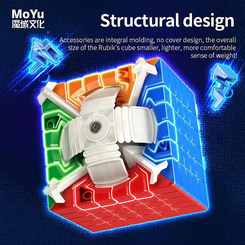 XMDCuber Moyu Meilong 6M V2 Magnetic Speed Cube 6 x