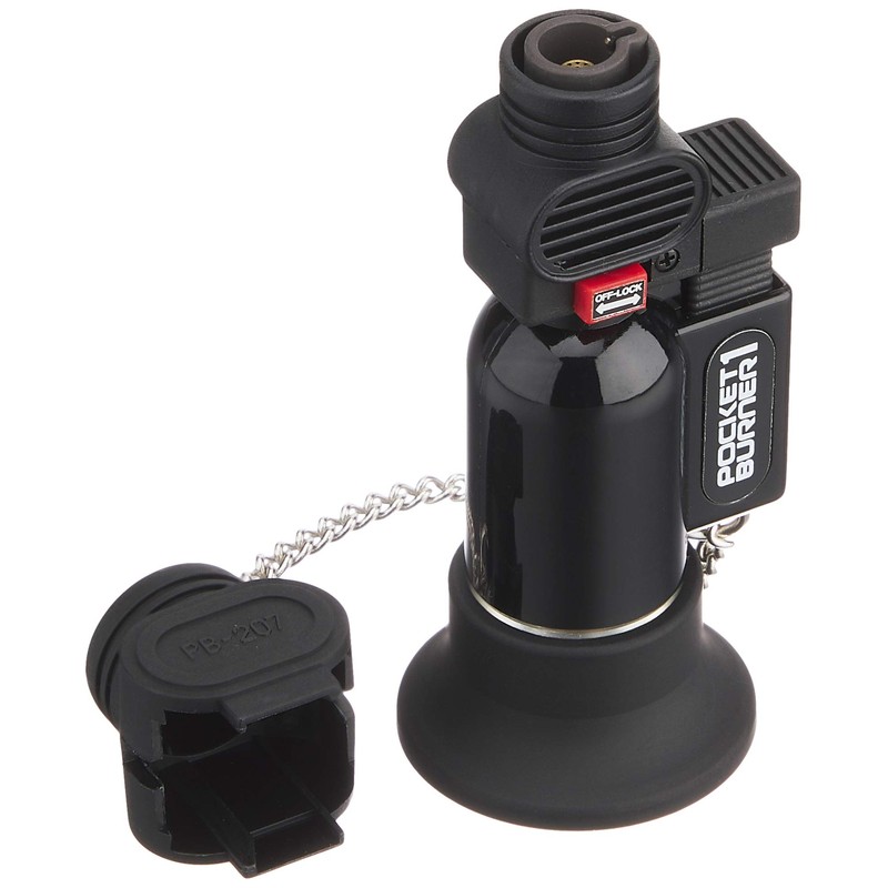 Prince Pocket Burner 1 Flame Temperature PB – Approximately 01 Clear Black