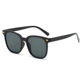 88flix Korean Women's Sunglasses for Women UV Protection Small Face UV Protection Fashion Glasses Travel, Black