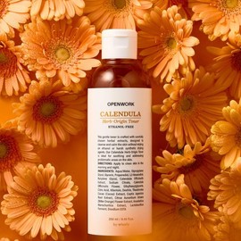 Calendula Toner Calendula Moisture Petal Slightly Acid Acne Calming Pore Moisture 250ml / 카렌듈라토너 칼렌듈라 모이스처 꽃잎 약산성 여드름 진정 모공 수분 250ml