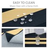 Arwllzz Black Table Cloth 100x140cm Dust-Proof Tablecloth Rectangular Washable Machine