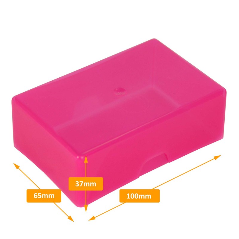 WestonBoxes, Hobby Boxes, Small Plastic Storage Boxes for Arts &