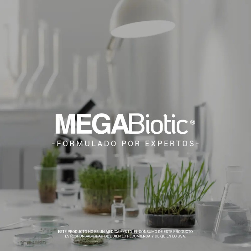 Prebioticos Probioticos Y Postbioticos Megabiotic 120 Caps Sabor Sin sabor