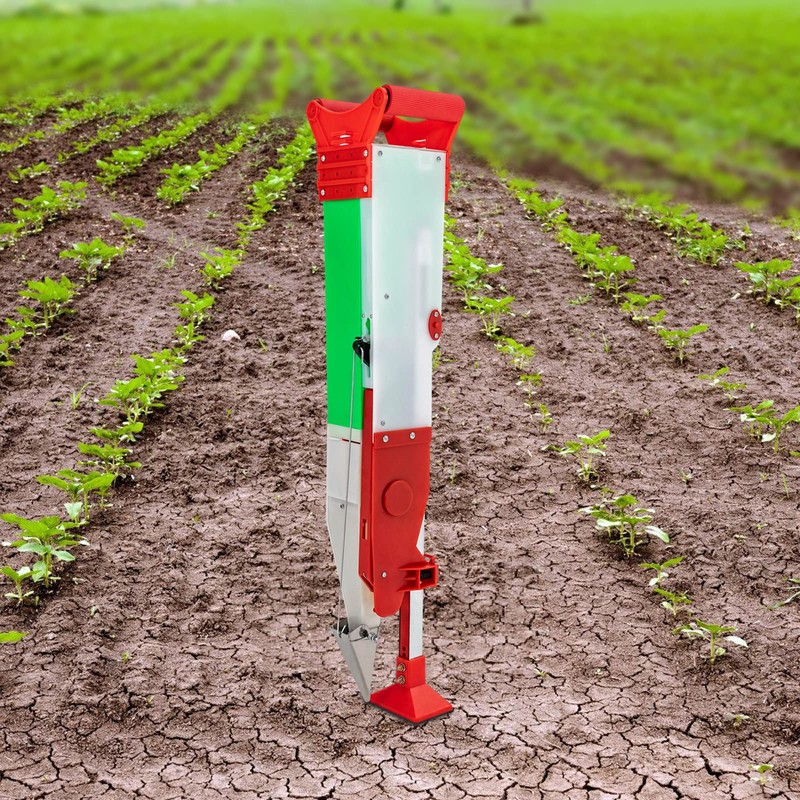 Eapmic Manual Seeder Machine, Handled Vegetable Seedling Transplanter Seed Bulb