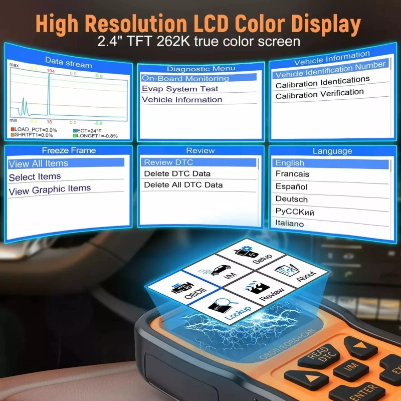 Autophix Jeep Grand Cherokee Car Fault Code Reader Scanner Check