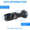 Tunejoy Bicycle Handlebar Stem ± 60° Adjustable Bicycle Handlebar Riser