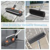 Floor Scrub V Brush with Long Handle 4 in 1