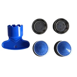 1.5GPM Faucet Replacement Part Insert Filter, Restrictor Aerator, 4Pieces 18.5mm Faucet Aerator Tap Aerators with 1 Faucet Aerator Wrench