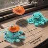 Henpon Octopus Car Mirror Hanger with Removable Orange Denim Hat
