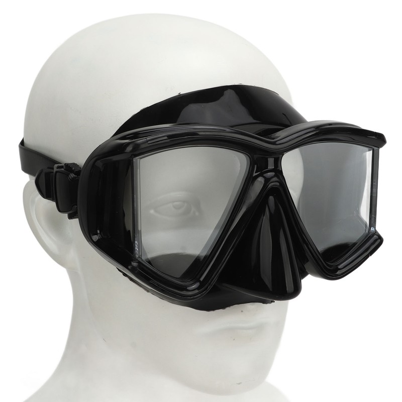 Snorkel Diving Glasses Waterproof Prevent Fog UV Protection Tempered Glass