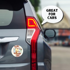 Christian Nativity Scene Christmas Magnet Car Bumper Decoration, Magnetic Decal for Fridges, Lockers, Whiteboards, Garage Doors, and More, 5 1/2 Inches (New Born King)