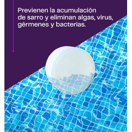 Gel Kleen Pastillas de Tricloro para Tratamiento de Agua – 48 Piezas de 20g c/u