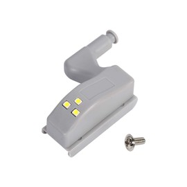 SEAFRONT 10 Pieces Hinge LED Sensor Light for Cabinet Doors, Cabinet Hinge Light for Modern Kitchen, Home Lamp, Warm/Cool White Lamp (Warm White)
