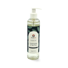 Chamomile & Tea Tree Shower Gel - All-Natural, Sulfate/Paraben-Free - 250mL