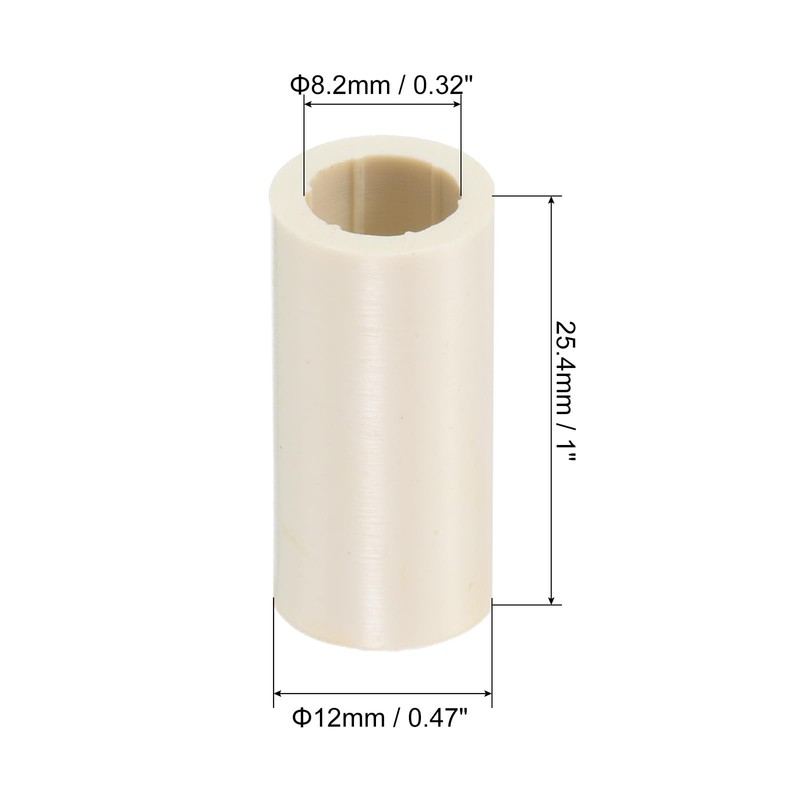 PATIKIL 1"/25.4mm x 12mm Pool Cue Ferrules, 20 Pack Billiard