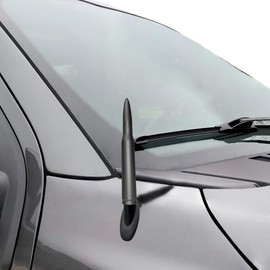 Bullet Antenna Replacement Ford F150 F250 F350 Universal Jeep Wrangler Toyota Tundra (Black, 5.5 inches)