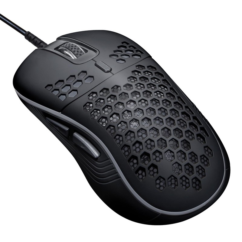 CENTURY CRC-GMRGB02BK Gaming Mouse RACEN RGB LT Black [IR LED