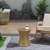 Ball & Cast Faux Wood Stump End Table MgO Concrete