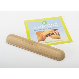 Mu-Xing Half Moon Bamboo Massage Tool - Excellent for deep Tissue Techniques | Made from 100% Bamboo