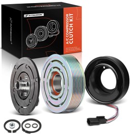 A-Premium Air Conditioner AC Compressor Clutch Kit Compatible with Infiniti Q50 2014-2022, Q60 2017-2022, 2.0L 3.0L 3.5L 3.7L