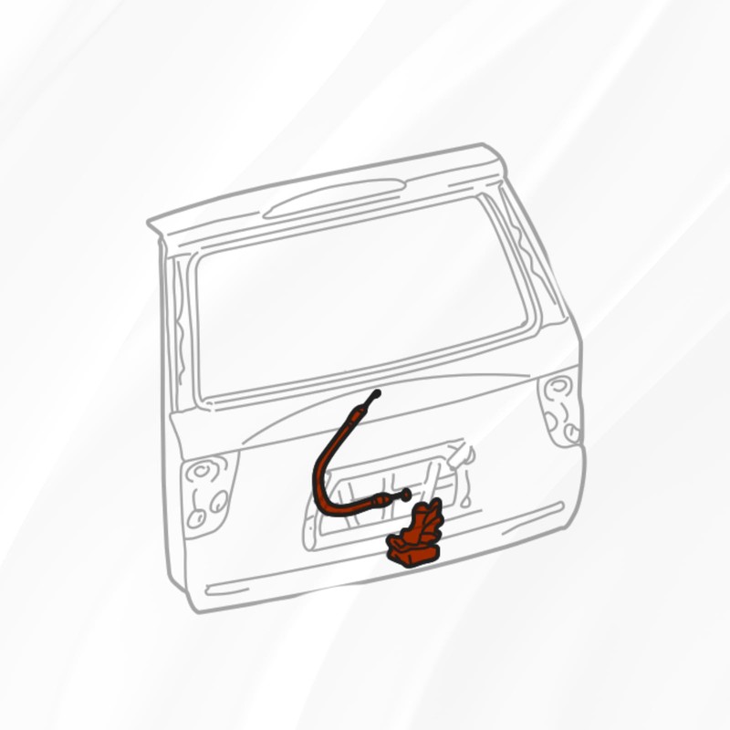 Blycorul Rear Trunk Lock Actuator Compatible with 2001-2007 Toyota Sequoia