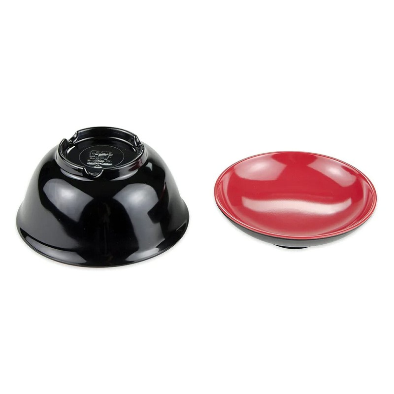 G.E.T. B-123-F, Fuji Collection, Black 12 oz. Melamine Bowls with