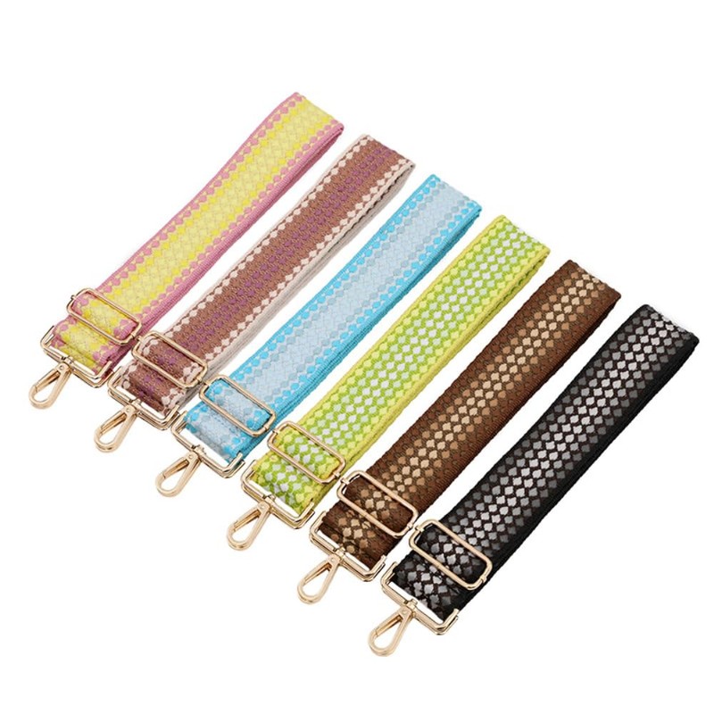 Whakano Bag Strap Wide Pockets 5 cm, Adjustable Shoulder Strap,