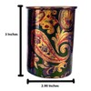 Rastogi Handicrafts Solid Copper Screen Printed Jug and 2 Tumblers