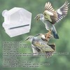 Window Bird Feeder Clear Sturdy Acrylic Window Bird House Feeder