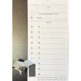 Unbranded 100 pack - 10 Line Strip Cards. FREE S/H. Pull strips. Football, Breaks, Auction