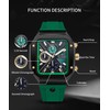 TEARTRACE Chronograph Analog Watches for Men Luminous Waterproof Business Casual