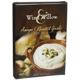 Wind & Willow Asiago & Roasted Garlic Dip, .50-Ounce Boxes (Pack of 6)