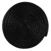 Multifilament Polypropylene Rope (3/8 Inch, 50 Feet, Black) - Soft