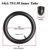 TD Inner Tubes 14'' Inner Tubes Fit 1.75/1.95/2.10/2.125 Bike Tubes